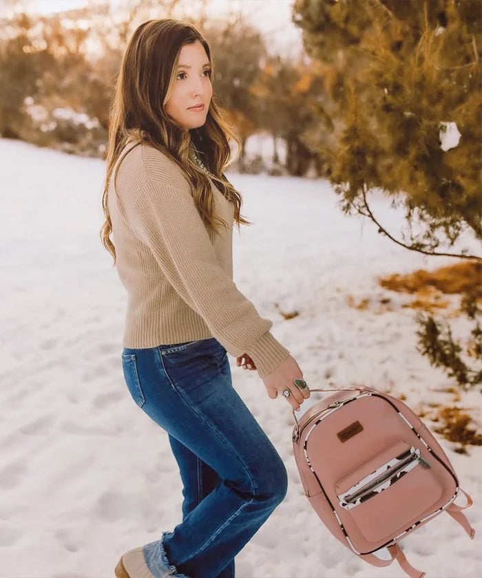 Wrangler Cow Print Backpack