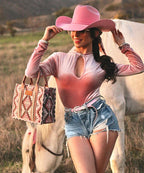 Wrangler Aztec Print Whipstitch Canvas Tote Bag Collection