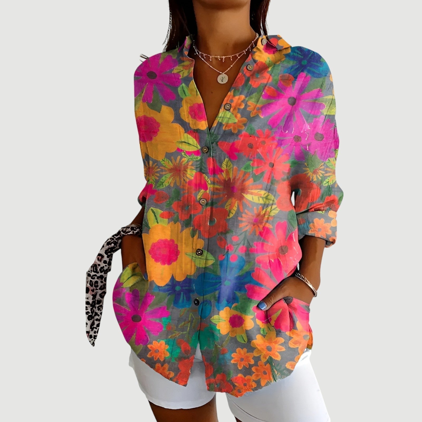 Elva™ | Artistic Blomsterbluse