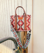 Wrangler All-Over Aztec Print Canvas Tote Bag