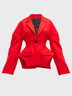 Single-Breasted Hourglass Blazer
