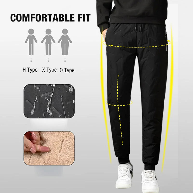 Unisex Fleece-Lined Waterproof Pants - Surviving the UK winter with ease!