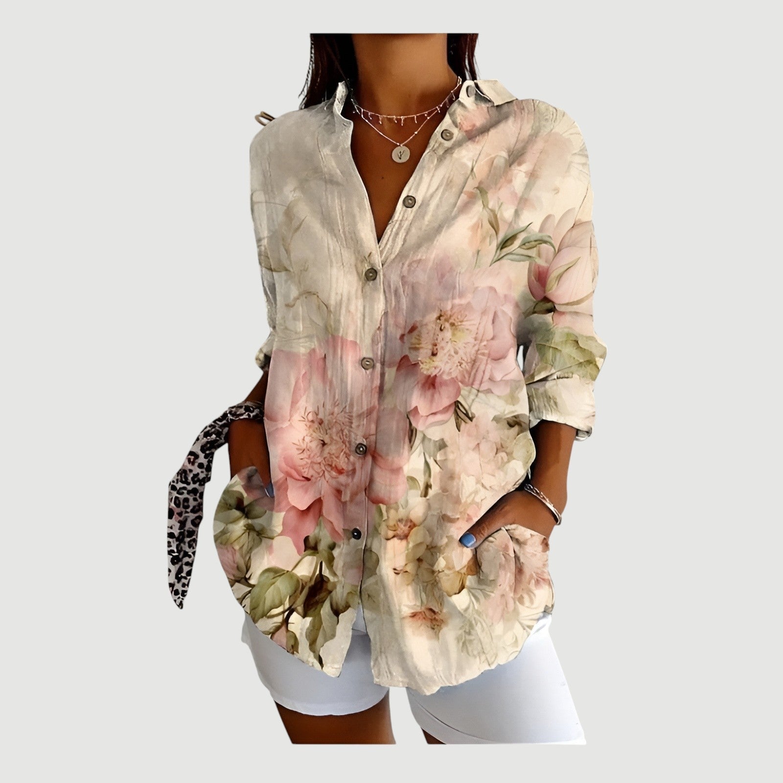 Selma™ | Artistic Blomst Bluse