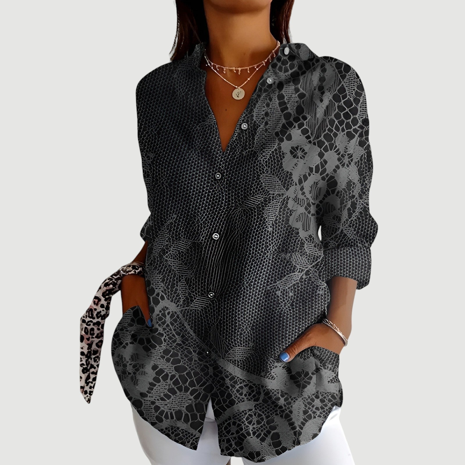 Mathilde™ | Artistic Bloom Bluse