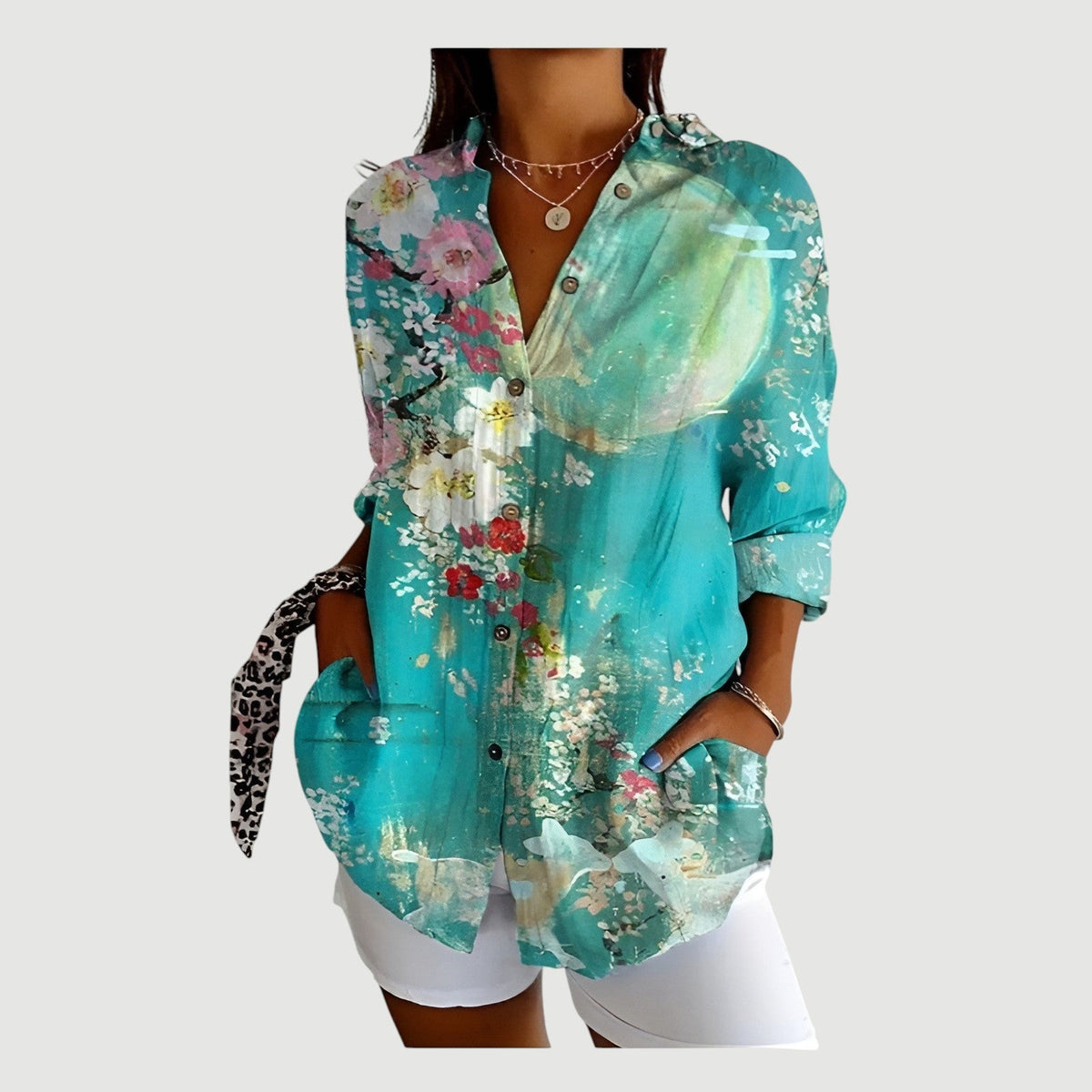 Ella™ | Artistic Blomst Bluse