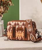 Wrangler Aztec Printed Crossbody Purse