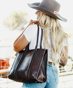 Wrangler Wide Cow Print Tote Bag