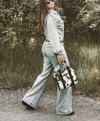 Wrangler Cow Print Concealed Crossbody Bag