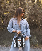Wrangler Cow Print Concealed Crossbody Bag