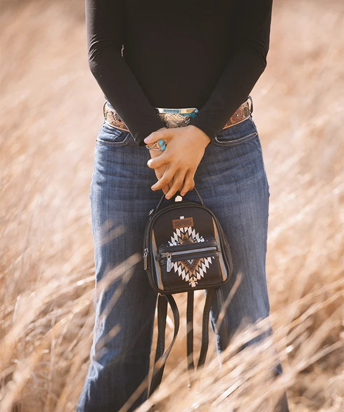 Wrangler Aztec Knitted Backpack