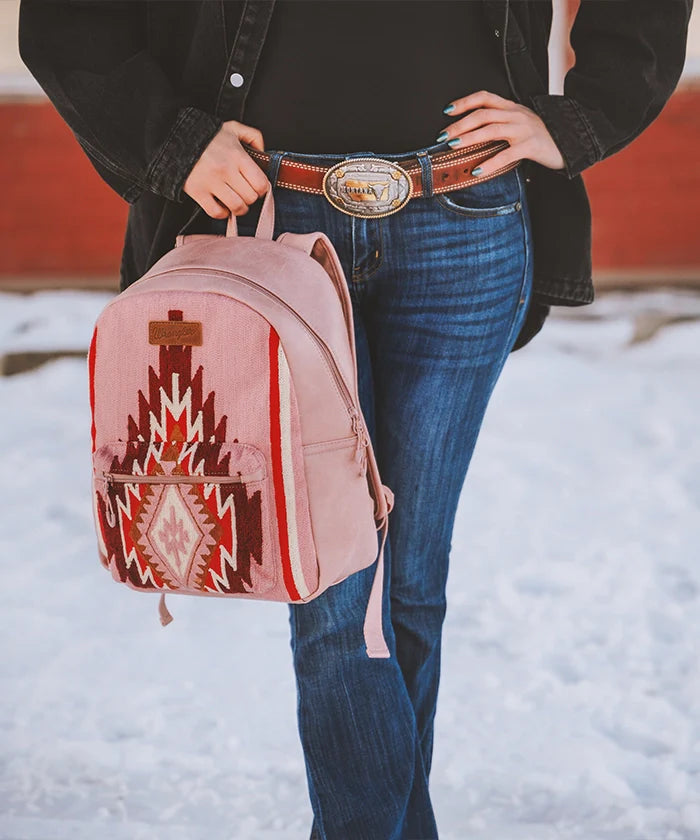 Wrangler Aztec Knitted Backpack