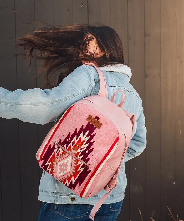 Wrangler Aztec Knitted Backpack