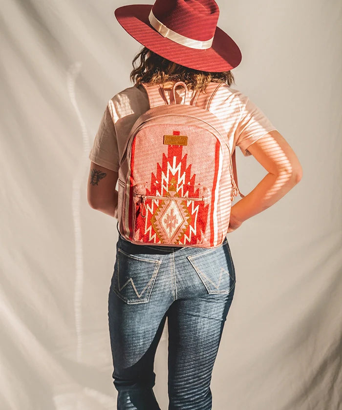 Wrangler Aztec Knitted Backpack