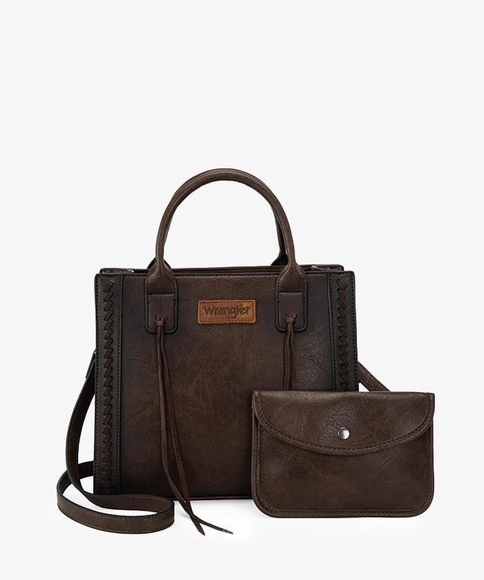 Wrangler Cowhide Purse and Wallet Set