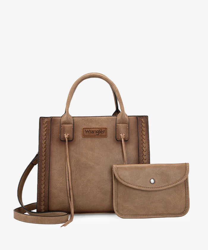 Wrangler Cowhide Purse and Wallet Set