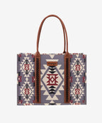 Wrangler Aztec Print Canvas Tote Bag