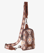 Wrangler Southwestern All-over Aztec Print Sling Bag - Limited Stock