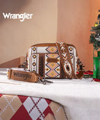Wrangler Aztec Printed Crossbody Purse