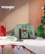 Wrangler Aztec Printed Crossbody Purse