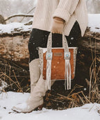 Wrangler Cowhide Fringe Concealed Carry Purse
