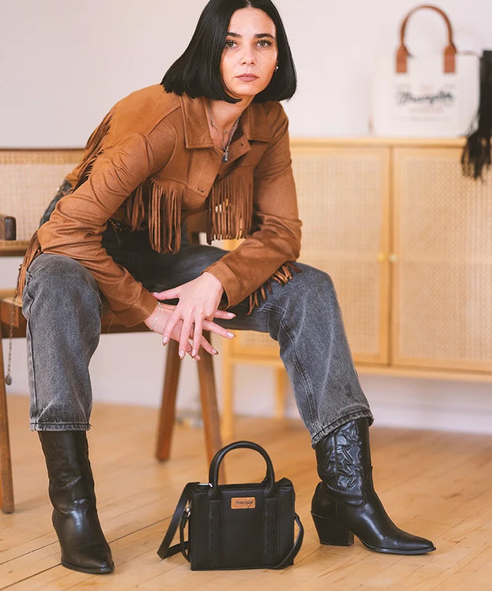 Wrangler Whipstitch Mini Tote Bag