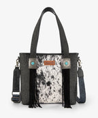 Wrangler Cowhide Fringe Concealed Carry Purse