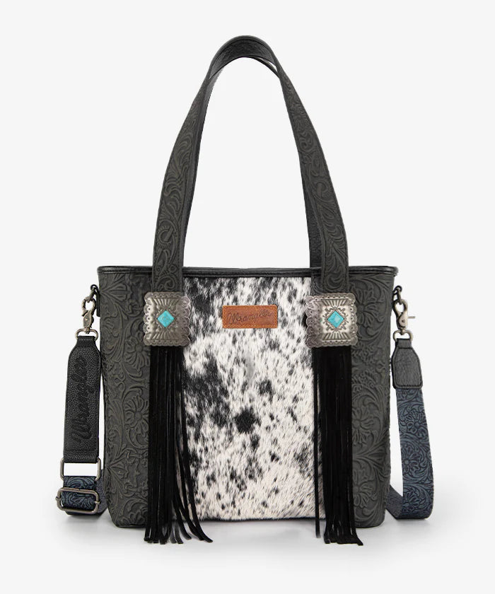Wrangler Cowhide Fringe Concealed Carry Purse